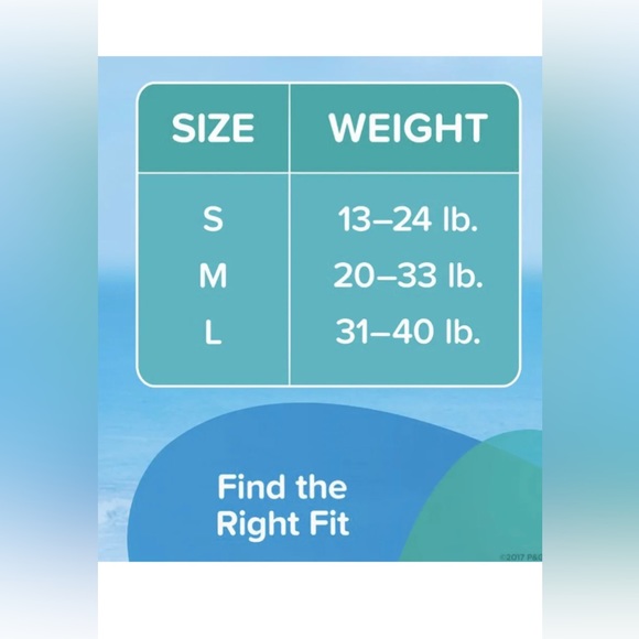 NEW Unisex Pampers Splashers Disposable Swim Pants Diapers M Medium Kids Babies - Picture 5 of 6